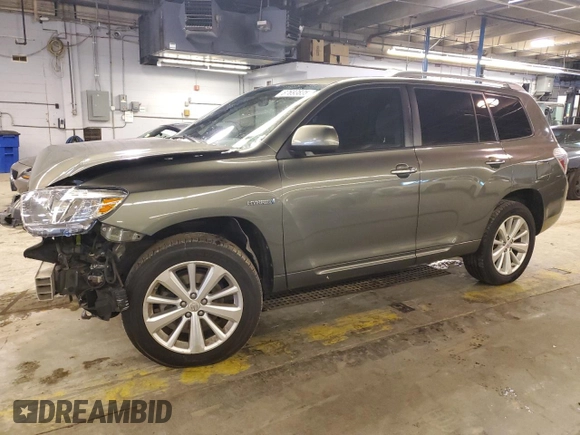 2010 Toyota Highlander Hybrid with VIN JTEBW3EHXA2039378, listed as a Copart auction lot 87693835 with 81,365 mi miles and Salvage Title. Bid and sale history available at carsss.com. Image 1.
