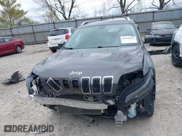 2019 Jeep Cherokee Limited with VIN 1C4PJLDB4KD479382, listed as a IAAI auction lot 42040293 with 104,533 mi miles and . Bid and sale history available at DreamBid. Image 13.