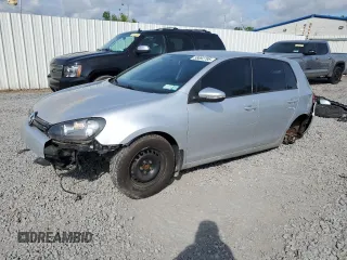 2014 Volkswagen Golf TDI w/Sunroof & Nav with VIN WVWNM7AJ0EW008033, listed as a Copart auction lot 58892795 with 144,015 mi miles and Salvage title. Bid and sale history available at DreamBid. Image 1.