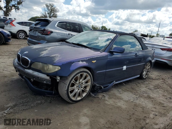 2006 BMW 3 Series 330Ci with VIN WBABW53496PJ97606, listed as a Copart auction lot 74384914 with 0 mi miles and Non Repairable. Bid and sale history available at carsss.com. Image 1.