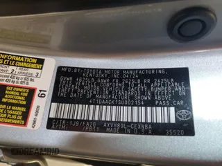 2025 Toyota Camry LE with VIN 4T1DAACK1SU002154, listed as a Copart auction lot 54542595 with 15,533 mi miles and Clean Title. Bid and sale history available at DreamBid. Image 13.