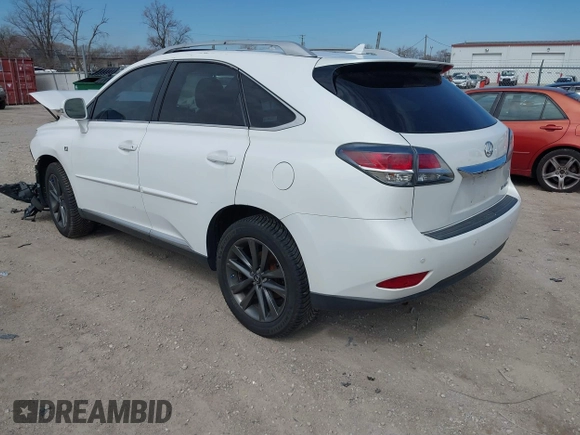 2013 Lexus RX 350 with VIN 2T2BK1BA8DC171827, listed as a IAAI auction lot 41878231 with 162,591 mi miles and . Bid and sale history available at DreamBid. Image 3.