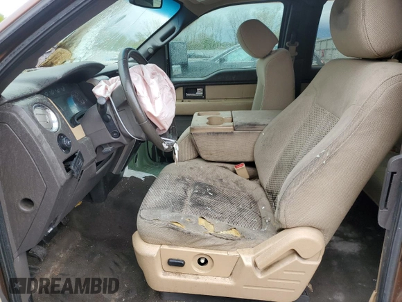 2012 Ford F-150 XL with VIN 1FTFX1ET4CFB41105, listed as a Copart auction lot 56142175 with Not provided miles and Salvage title. Bid and sale history available at DreamBid. Image 7.