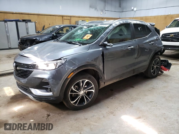 2021 Buick Encore GX Select with VIN KL4MMESL8MB166703, listed as a Copart auction lot 60506065 with 24,037 mi miles and Non repairable. Bid and sale history available at DreamBid. Image 1.