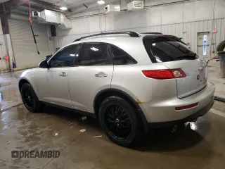 2006 Infiniti FX z VIN JNRAS08W46X207434, wystawiony jako Copart lot #53947205 z przebiegiem 147 636 mil mil oraz Nie do naprawy. Historia ofert i sprzedaży dostępna na DreamBid. Obrazek 2.
