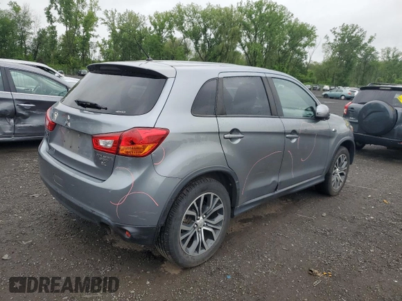 2016 Mitsubishi Outlander ES with VIN JA4AR3AW9GZ034047, listed as a Copart auction lot 58506225 with 47,169 mi miles and Salvage title. Bid and sale history available at DreamBid. Image 3.