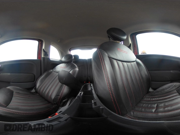 2017 FIAT 500 Pop with VIN 3C3CFFKR4HT661897, listed as a IAAI auction lot 41475111 with 21,606 mi miles. Bid and sale history available at carsss.com. Image 18.
