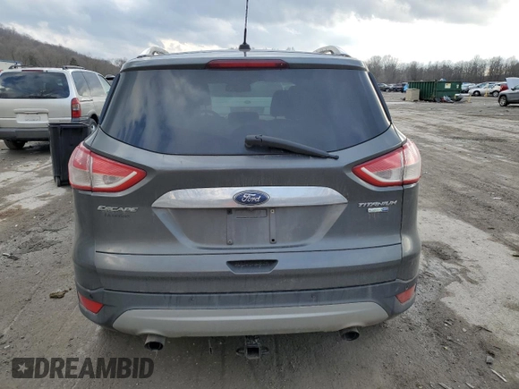 2015 Ford Escape Titanium with VIN 1FMCU9J97FUC41344, listed as a Copart auction lot 47226155 with 157,728 mi miles and Salvage Title. Bid and sale history available at carsss.com. Image 6.
