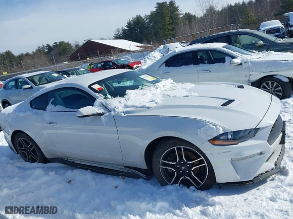2020 Ford Mustang EcoBoost with VIN 1FA6P8TH8L5139070, listed as a IAAI auction lot 41435885 with 57,929 mi miles. Bid and sale history available at carsss.com. Image 12.