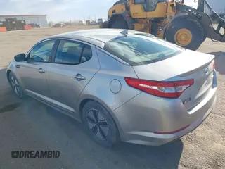 2012 Kia Optima Hybrid with VIN KNAGM4AD0C5013301, listed as a IAAI auction lot 41671259 with 270,757 mi miles. Bid and sale history available at carsss.com. Image 3.