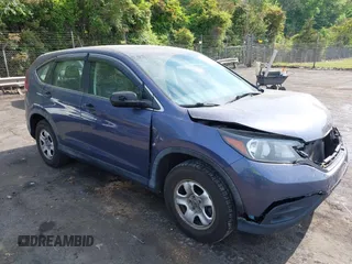 2014 Honda CR-V LX with VIN 3CZRM3H34EG702492, listed as a IAAI auction lot 42096296 with 63,748 mi miles and . Bid and sale history available at carsss.com. Image 1.