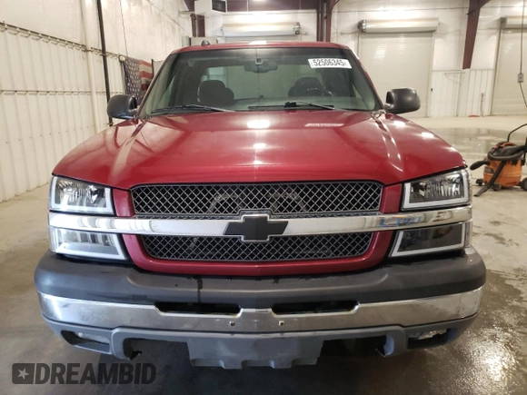 2005 Chevrolet Silverado 1500 Z71 with VIN 1GCEK19B65Z320601, listed as a Copart auction lot 52506345 with 169,157 mi miles and Salvage Title. Bid and sale history available at DreamBid. Image 5.