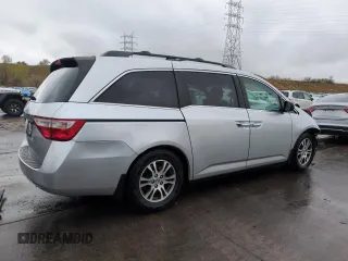 2012 Honda Odyssey EX-L with VIN 5FNRL5H68CB141022, listed as a Copart auction lot 54605485 with 185,388 mi miles and Salvage Title. Bid and sale history available at carsss.com. Image 3.