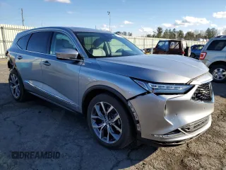 2022 Acura MDX w/Technology Package with VIN 5J8YE1H40NL020077, listed as a Copart auction lot 81821444 with 36,671 mi miles and Salvage Title. Bid and sale history available at carsss.com. Image 4.