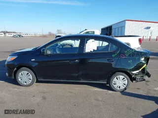 2023 Mitsubishi Mirage G4 ES with VIN ML32FUFJ0PHF04953, listed as a IAAI auction lot 41289913 with 22,539 mi miles. Bid and sale history available at carsss.com. Image 15.