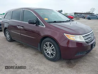 2012 Honda Odyssey EX-L with VIN 5FNRL5H61CB108301, listed as a IAAI auction lot 41939536 with 225,476 mi miles and . Bid and sale history available at DreamBid. Image 1.
