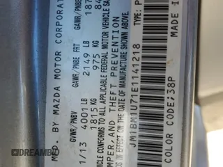 2014 Mazda 3 i Sport with VIN JM1BM1U71E1141218, listed as a Copart auction lot 46630375 with 163,752 mi miles and Salvage Title. Bid and sale history available at DreamBid. Image 13.
