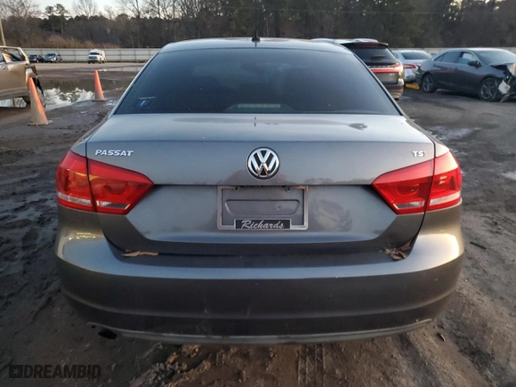 2015 Volkswagen Passat 1.8T Wolfsburg Ed with VIN 1VWAT7A3XFC004414, listed as a Copart auction lot 47180725 with 132,464 mi miles and Salvage Title. Bid and sale history available at carsss.com. Image 6.