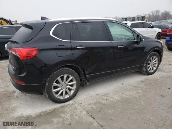 2020 Buick Envision Essence with VIN LRBFXCSA2LD208812, listed as a Copart auction lot 43576125 with 145,324 mi miles and Salvage Title. Bid and sale history available at carsss.com. Image 3.