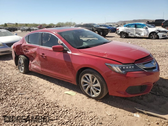 2017 Acura ILX w/Premium Pkg with VIN 19UDE2F70HA009940, listed as a Copart auction lot 46702245 with 60,920 mi miles and Salvage Title. Bid and sale history available at carsss.com. Image 4.