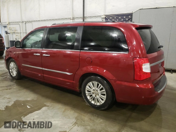 2013 Chrysler Town & Country Limited with VIN 2C4RC1GG7DR766715, listed as a Copart auction lot 52556215 with 180,980 mi miles and Salvage Title. Bid and sale history available at carsss.com. Image 2.