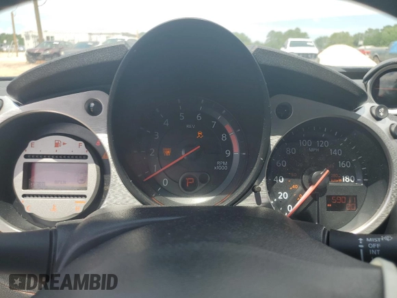 2012 Nissan 370Z Touring with VIN JN1AZ4EH9CM561796, listed as a Copart auction lot 60938314 with 59,011 mi miles and Salvage Title. Bid and sale history available at carsss.com. Image 9.