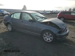 2001 BMW 3 Series 325i with VIN WBAAV33461FU77470, listed as a Copart auction lot 80228054 with 0 mi miles and Salvage Title. Bid and sale history available at carsss.com. Image 4.
