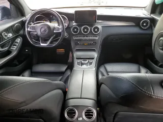 2018 Mercedes-Benz GLC with VIN WDC0G4JB1JV016757, listed as a Copart auction lot 43583665 with 0 mi miles and Salvage Title. Bid and sale history available at carsss.com. Image 8.