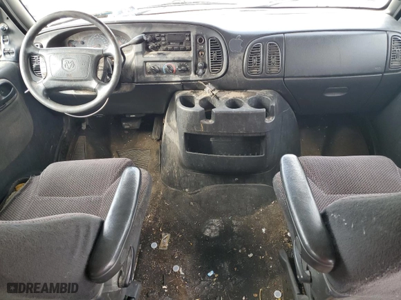 2002 Dodge Ram Wagon with VIN 2B5WB35Z62K116830, listed as a Copart auction lot 81966554 with NaN miles and Salvage Title. Bid and sale history available at carsss.com. Image 8.