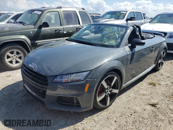 2020 Audi TT Roadster with VIN TRUTECFV1L1001052, listed as a Copart auction lot 76446124 with Not provided miles and Salvage title. Bid and sale history available at DreamBid. Image 1.