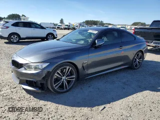 2015 BMW 4 Series 435i with VIN WBA3R1C58FK194397, listed as a Copart auction lot 89286025 with 107,687 mi miles and Salvage Title. Bid and sale history available at carsss.com. Image 1.