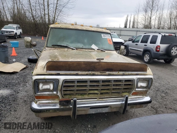 1979 Ford F-150 with VIN X15JKFA9697, listed as a Copart auction lot 84472734 with 152,224 mi miles and Clean title. Bid and sale history available at DreamBid. Image 5.