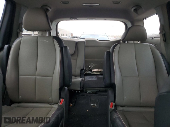2015 Kia Sedona SX with VIN KNDMC5C19F6032915, listed as a Copart auction lot 82626784 with 135,594 mi miles and Salvage Title. Bid and sale history available at carsss.com. Image 10.