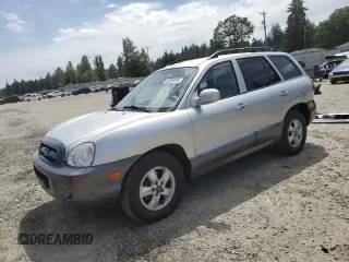 2005 Hyundai Santa Fe GLS with VIN KM8SC73E85U975020, listed as a Copart auction lot 60939385 with 111,813 mi miles and Salvage title. Bid and sale history available at DreamBid. Image 1.