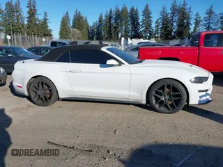 2018 Ford Mustang EcoBoost Premium with VIN 1FATP8UH7J5132500, listed as a IAAI auction lot 41537389 with 96,166 mi miles and . Bid and sale history available at carsss.com. Image 13.