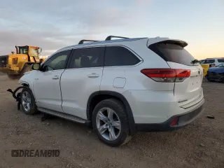 2016 Toyota Highlander Hybrid Limited with VIN 5TDDCRFH8GS015007, listed as a Copart auction lot 83711024 with 106,441 mi miles and Salvage Title. Bid and sale history available at carsss.com. Image 2.