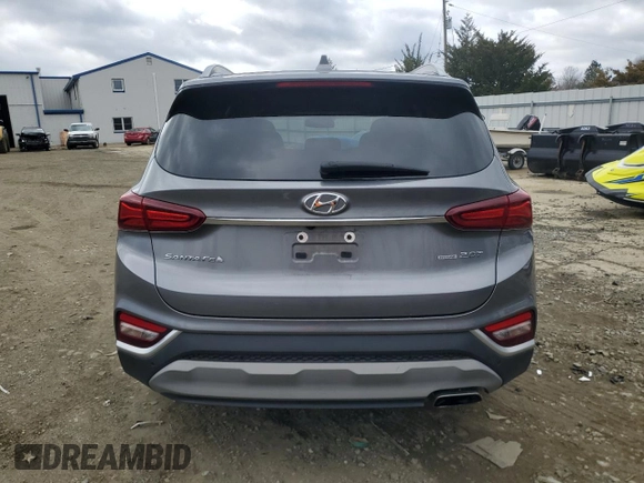2019 Hyundai Santa Fe Ultimate with VIN 5NMS5CAA1KH126034, listed as a Copart auction lot 50917085 with 44,982 mi miles and Salvage Title. Bid and sale history available at carsss.com. Image 6.