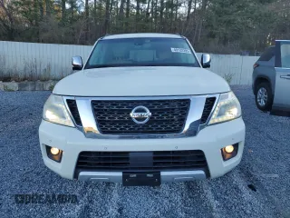 2017 Nissan Armada Platinum with VIN JN8AY2NF0H9301157, listed as a Copart auction lot 49132395 with 161,269 mi miles and Clean Title. Bid and sale history available at carsss.com. Image 5.