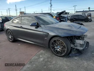 2017 BMW M4 with VIN WBS3R9C58HK708973, listed as a Copart auction lot 74006423 with 79,844 mi miles. Bid and sale history available at carsss.com. Image 4.