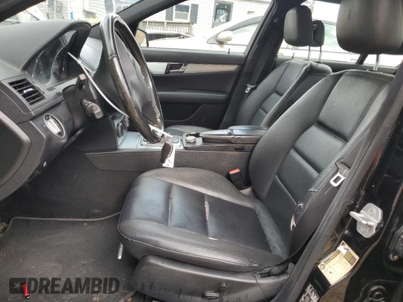 2011 Mercedes-Benz C 300 Sport with VIN WDDGF8BB0BR137356, listed as a Copart auction lot 55791515 with 200,119 mi miles and Salvage title. Bid and sale history available at DreamBid. Image 7.