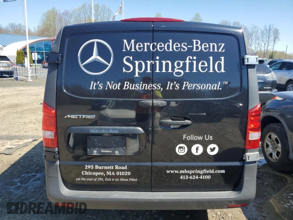 2018 Mercedes-Benz Metris Cargo with VIN WD3PG2EA3J3348795, listed as a Copart auction lot 52075824 with 291,649 mi miles and . Bid and sale history available at carsss.com. Image 6.