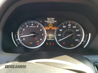 2015 Acura TLX V6 Advance with VIN 19UUB3F76FA009789, listed as a Copart auction lot 47651305 with 218,495 mi miles and Salvage Title. Bid and sale history available at carsss.com. Image 9.