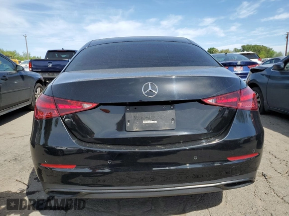 2022 Mercedes-Benz C 300 with VIN W1KAF4HB5NR052877, listed as a Copart auction lot 56477585 with 15,628 mi miles and Salvage title. Bid and sale history available at DreamBid. Image 6.