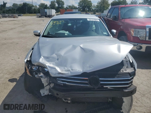 2014 Volkswagen Passat S with VIN 1VWAS7A32EC097236, listed as a Copart auction lot 70137924 with 70,216 mi miles and Salvage Title. Bid and sale history available at carsss.com. Image 5.