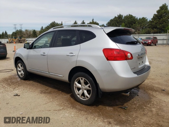 2011 Nissan Rogue S z VIN JN8AS5MT2BW562406, wystawiony jako Copart lot #54988055 z przebiegiem 156 488 mil mil oraz Szkoda całkowita • Salvage title. Historia ofert i sprzedaży dostępna na DreamBid. Obrazek 2.