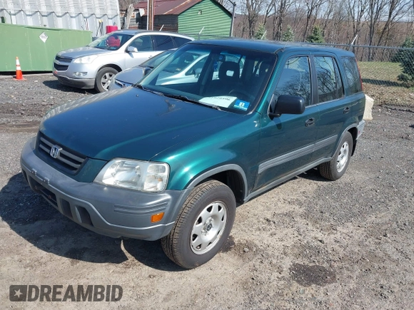 2001 Honda CR-V LX with VIN JHLRD18441C010462, listed as a IAAI auction lot 41929596 with 215,871 mi miles. Bid and sale history available at carsss.com. Image 2.