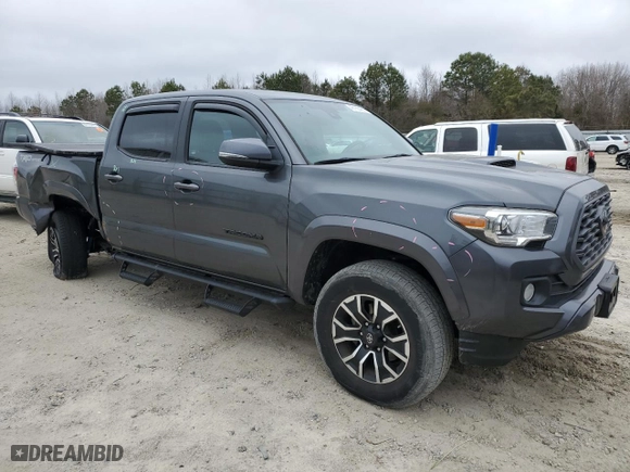 2020 Toyota Tacoma 2WD SR5 with VIN 3TMAZ5CNXLM140234, listed as a Copart auction lot 48166485 with 26,195 mi miles and Salvage Title. Bid and sale history available at carsss.com. Image 4.