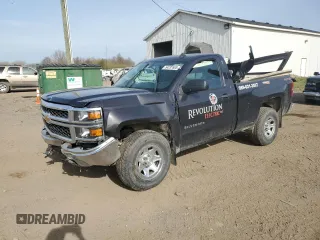 2014 Chevrolet Silverado 1500 Work Truck with VIN 1GCNKPEH9EZ174417, listed as a Copart auction lot 54237685 with Not Provided miles and Salvage Title. Bid and sale history available at DreamBid. Image 1.
