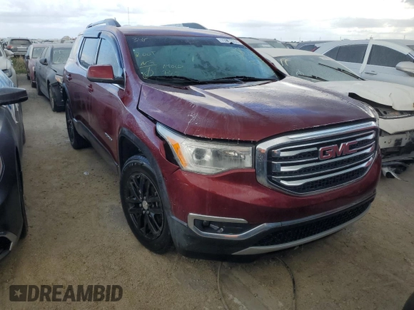 2018 GMC Acadia SLT with VIN 1GKKNMLA1JZ211084, listed as a Copart auction lot 46196515 with Not Provided miles and Non Repairable. Bid and sale history available at DreamBid. Image 4.
