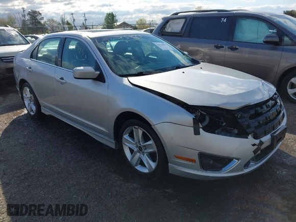 2010 Ford Fusion SPORT with VIN 3FAHP0KC6AR106448, listed as a IAAI auction lot 42025993 with 110,339 mi miles. Bid and sale history available at carsss.com. Image 1.